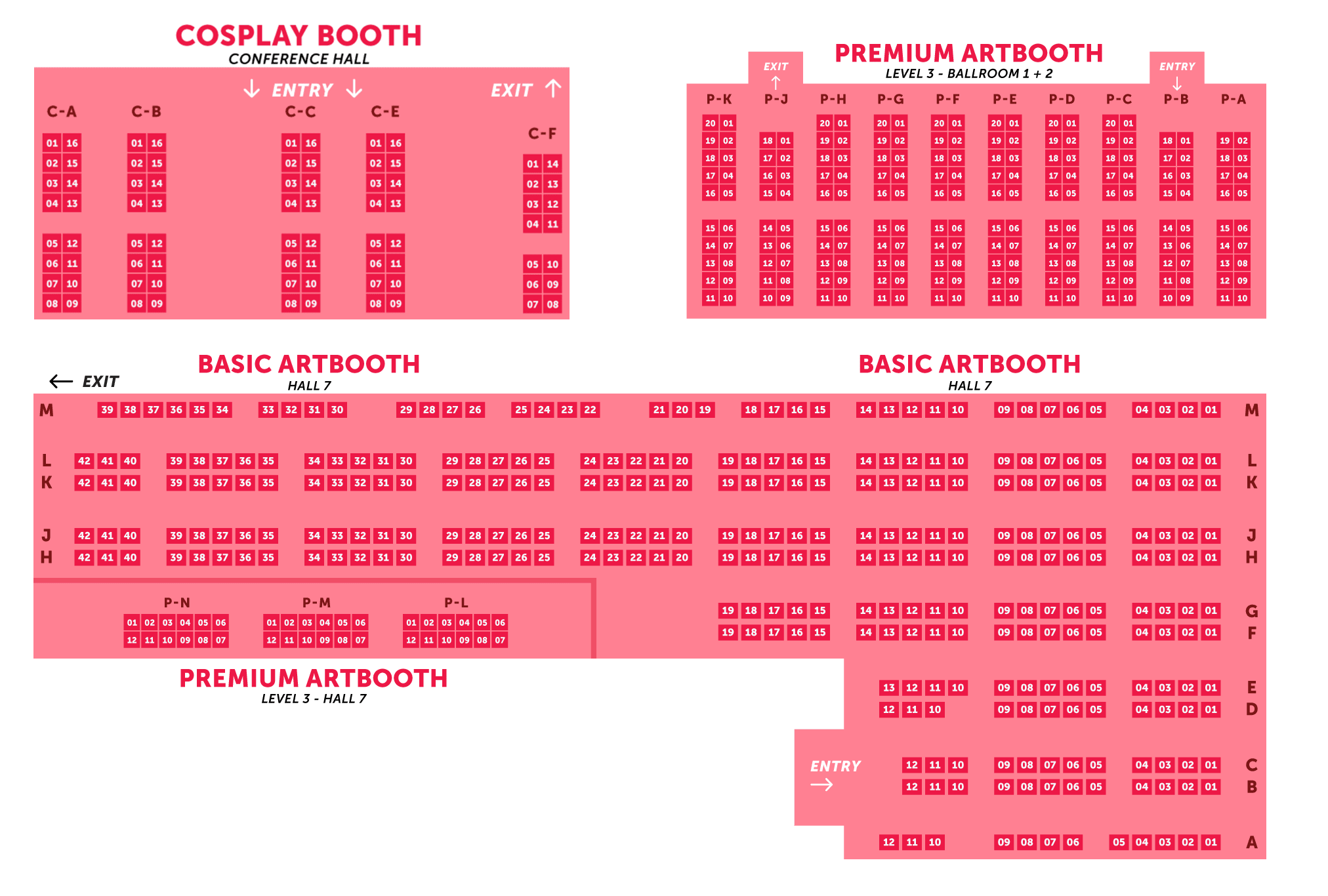 Comic Fiesta 2024 floorplan